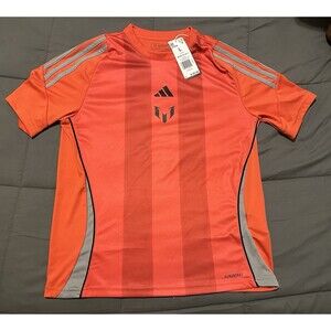 Adidas Kids Youth Messi Training Jersey Soccer Size L (13-14Y) Red NEW JP2086